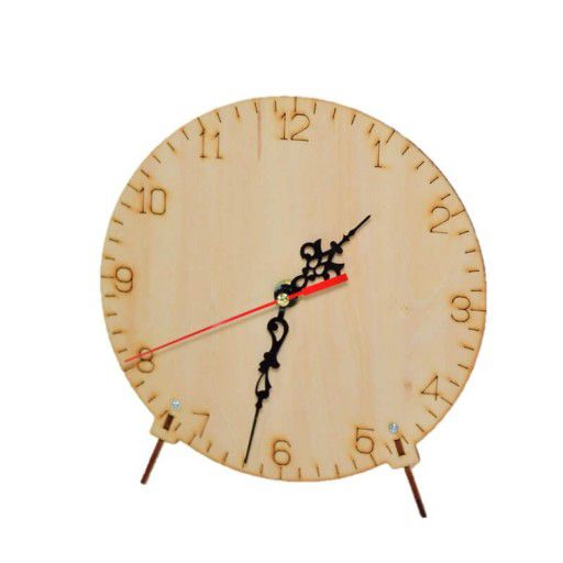 DIY Wooden Clock Round (w/o Battery)